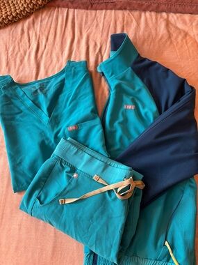 Figs Scrub Set Teal